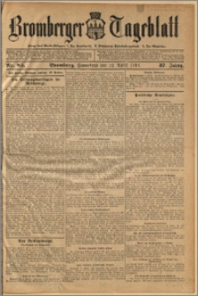 Bromberger Tageblatt. J. 37, 1913, nr 85