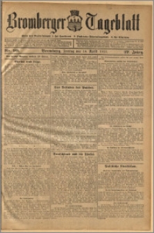 Bromberger Tageblatt. J. 37, 1913, nr 90