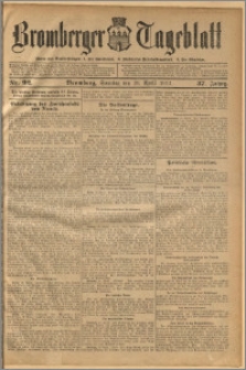 Bromberger Tageblatt. J. 37, 1913, nr 92
