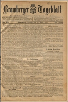 Bromberger Tageblatt. J. 37, 1913, nr 93