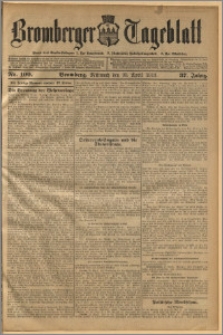 Bromberger Tageblatt. J. 37, 1913, nr 100