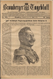 Bromberger Tageblatt. J. 37, 1913, nr 138