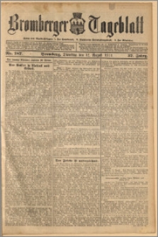 Bromberger Tageblatt. J. 37, 1913, nr 187