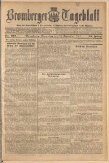 Bromberger Tageblatt. J. 37, 1913, nr 213