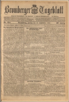 Bromberger Tageblatt. J. 37, 1913, nr 214