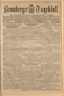 Bromberger Tageblatt. J. 37, 1913, nr 215