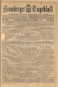 Bromberger Tageblatt. J. 37, 1913, nr 229