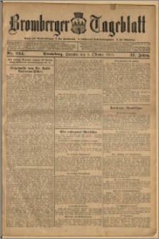 Bromberger Tageblatt. J. 37, 1913, nr 234
