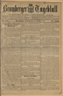 Bromberger Tageblatt. J. 37, 1913, nr 241