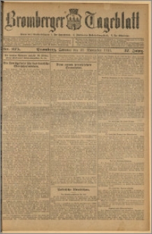 Bromberger Tageblatt. J. 37, 1913, nr 275