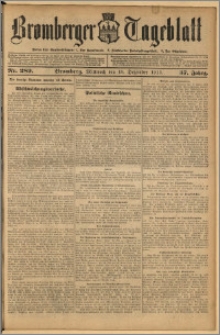 Bromberger Tageblatt. J. 37, 1913, nr 289