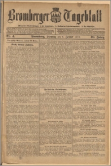 Bromberger Tageblatt. J. 38, 1914, nr 4