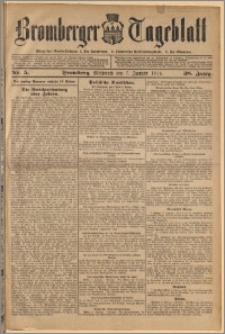 Bromberger Tageblatt. J. 38, 1914, nr 5