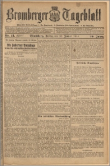 Bromberger Tageblatt. J. 38, 1914, nr 13