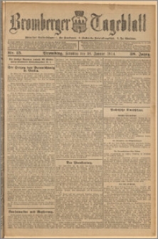 Bromberger Tageblatt. J. 38, 1914, nr 15