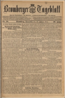 Bromberger Tageblatt. J. 38, 1914, nr 18