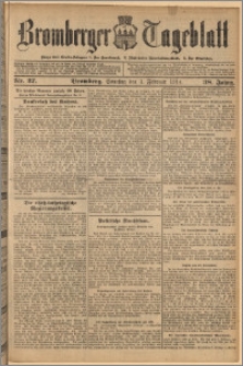Bromberger Tageblatt. J. 38, 1914, nr 27