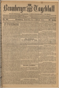 Bromberger Tageblatt. J. 38, 1914, nr 30