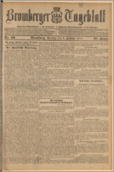 Bromberger Tageblatt. J. 38, 1914, nr 33