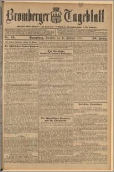 Bromberger Tageblatt. J. 38, 1914, nr 34