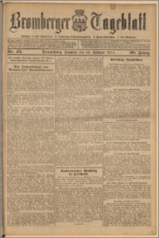 Bromberger Tageblatt. J. 38, 1914, nr 45