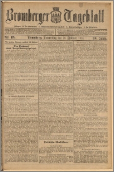 Bromberger Tageblatt. J. 38, 1914, nr 48