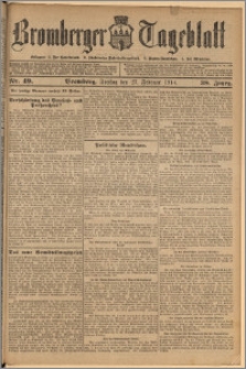 Bromberger Tageblatt. J. 38, 1914, nr 49