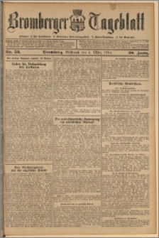 Bromberger Tageblatt. J. 38, 1914, nr 53