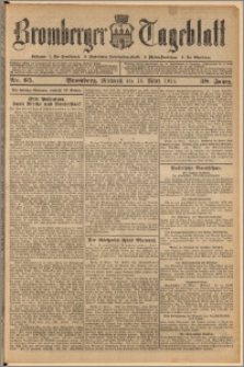 Bromberger Tageblatt. J. 38, 1914, nr 65