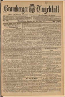 Bromberger Tageblatt. J. 38, 1914, nr 70