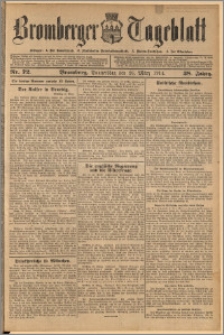 Bromberger Tageblatt. J. 38, 1914, nr 72