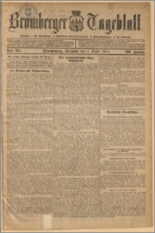 Bromberger Tageblatt. J. 38, 1914, nr 77