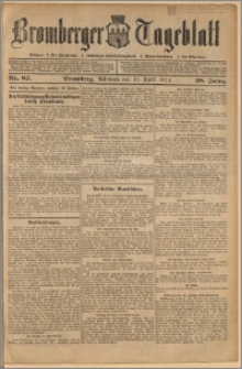 Bromberger Tageblatt. J. 38, 1914, nr 87