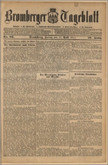 Bromberger Tageblatt. J. 38, 1914, nr 89