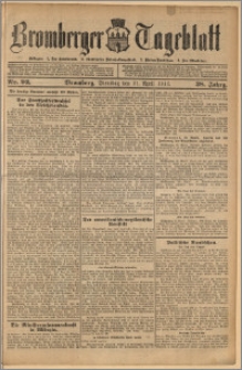 Bromberger Tageblatt. J. 38, 1914, nr 92