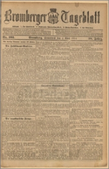 Bromberger Tageblatt. J. 38, 1914, nr 102
