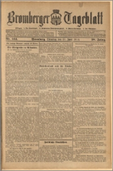Bromberger Tageblatt. J. 38, 1914, nr 144