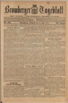 Bromberger Tageblatt. J. 38, 1914, nr 163