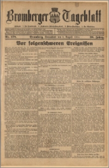 Bromberger Tageblatt. J. 38, 1914, nr 178