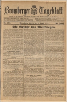 Bromberger Tageblatt. J. 38, 1914, nr 179