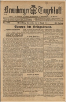 Bromberger Tageblatt. J. 38, 1914, nr 182
