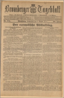 Bromberger Tageblatt. J. 38, 1914, nr 184