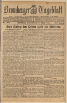 Bromberger Tageblatt. J. 38, 1914, nr 188