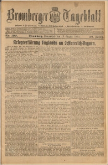 Bromberger Tageblatt. J. 38, 1914, nr 190