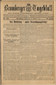 Bromberger Tageblatt. J. 38, 1914, nr 195