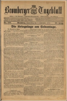 Bromberger Tageblatt. J. 38, 1914, nr 206