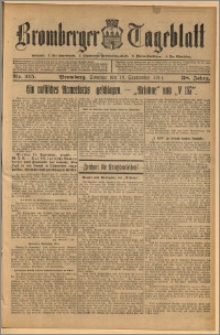 Bromberger Tageblatt. J. 38, 1914, nr 215