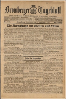 Bromberger Tageblatt. J. 38, 1914, nr 218