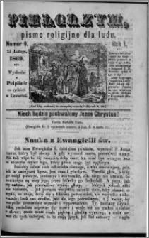 Pielgrzym, pismo religijne dla ludu 1869 rok I nr 9