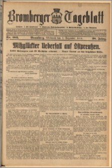 Bromberger Tageblatt. J. 38, 1914, nr 282